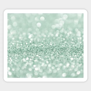 Glittering mint Sticker